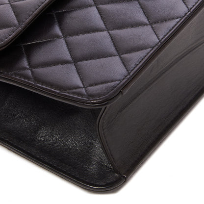 Chanel Lambskin Quilted Medium Single Flap Black 5 of 9