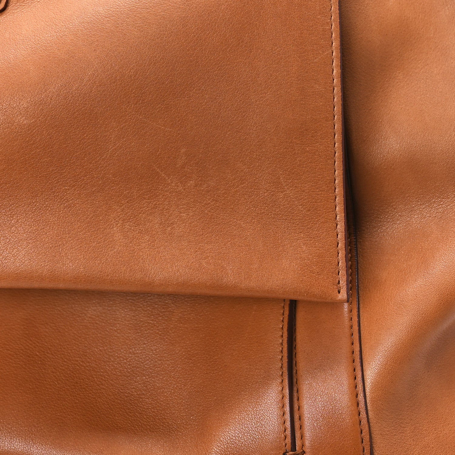 Salvatore Ferragamo Calfskin Suzanna Gancini Satchel Brown 11 of 13