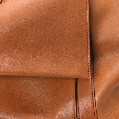 Salvatore Ferragamo Calfskin Suzanna Gancini Satchel Brown 11 of 13