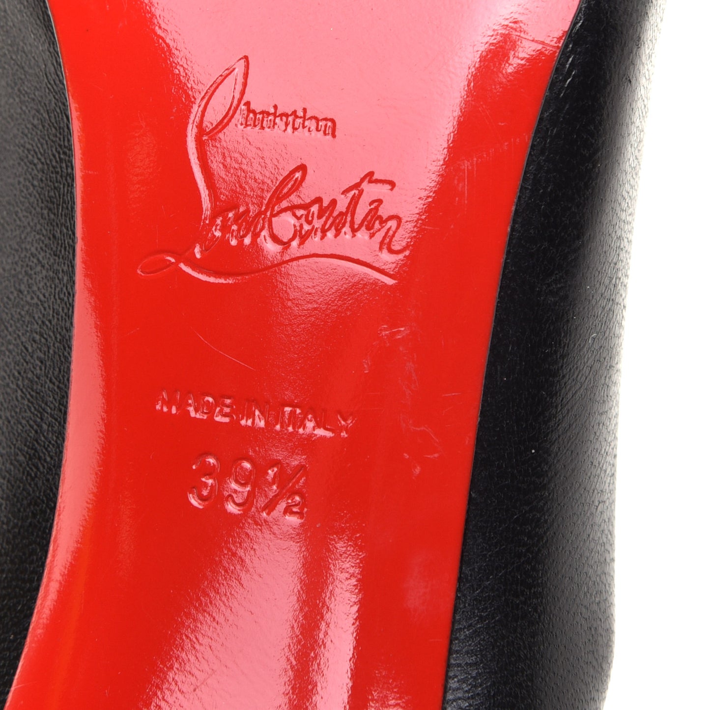 Shiny Nappa Pigalle Follies 100 Pumps 39.5 Black
