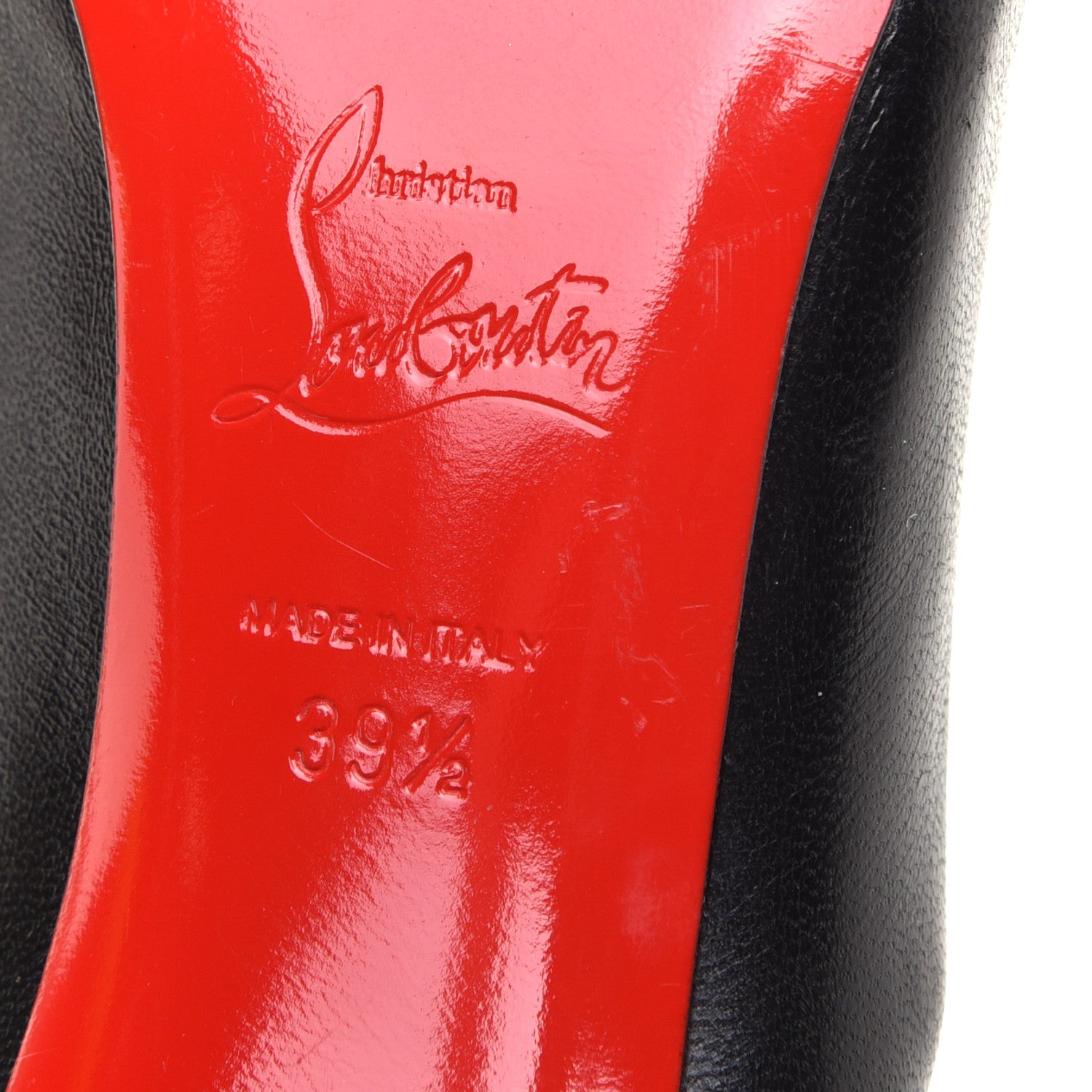 Christian Louboutin Shiny Nappa Pigalle Follies 100 Pumps 39.5 Black 6 of 8