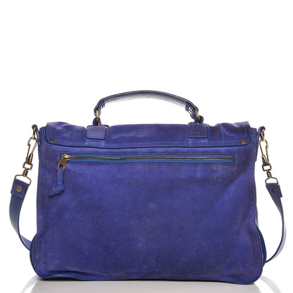 Proenza Schouler Suede PS1 Large Satchel Cobalt 19 of 20