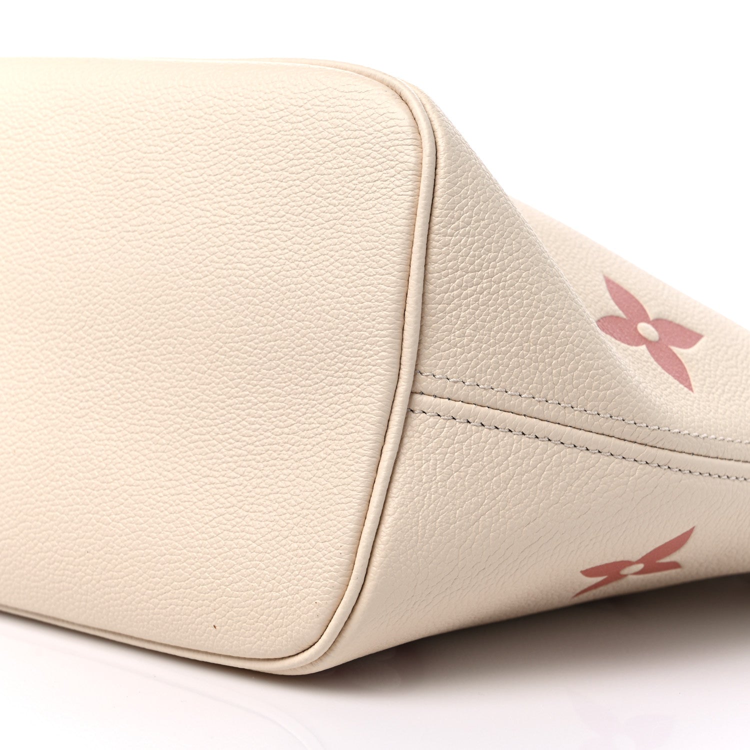 Louis Vuitton Empreinte Monogram Giant Neverfull MM Creme Rose Trianon 9 of 9
