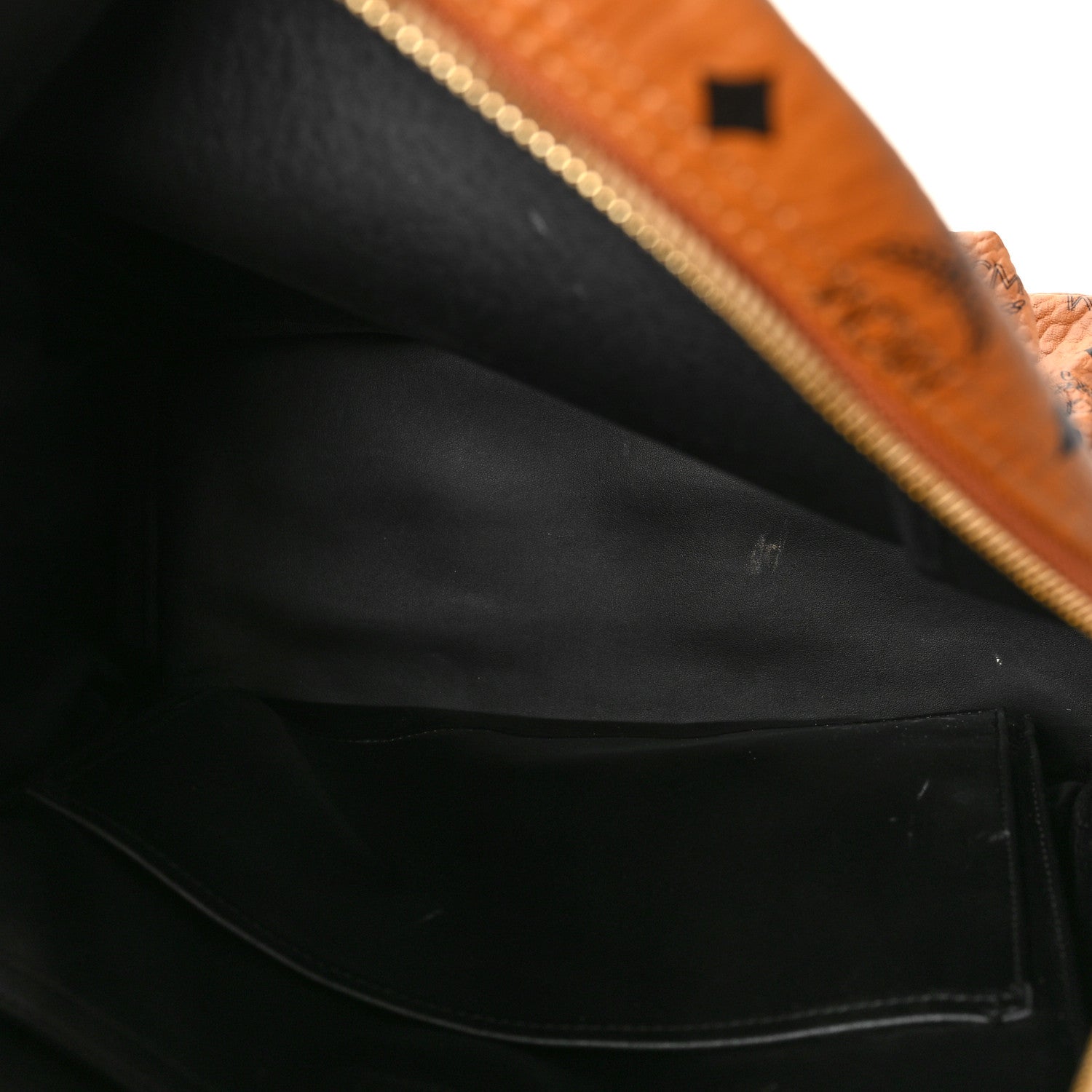 MCM Visetos Medium Side Studs Stark Backpack Cognac 4 of 7
