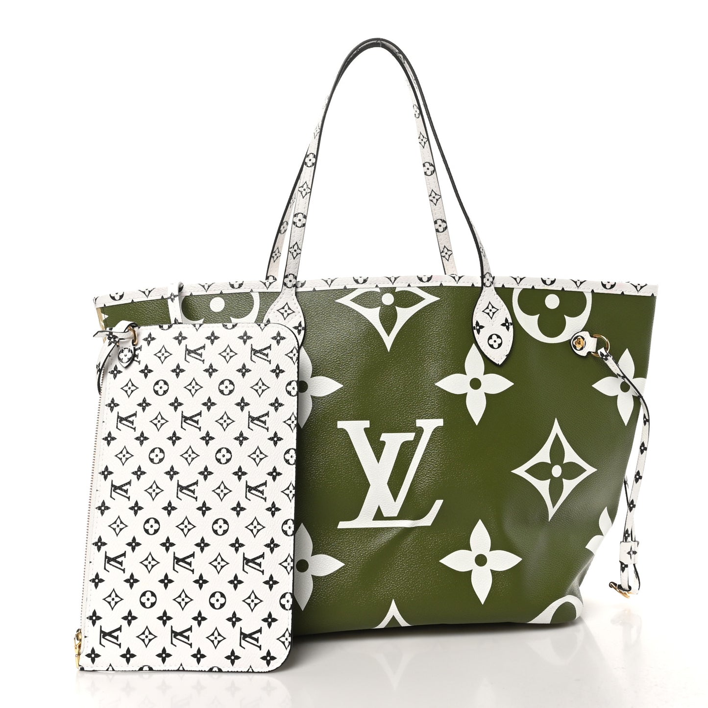 Monogram Giant Neverfull MM Kaki
