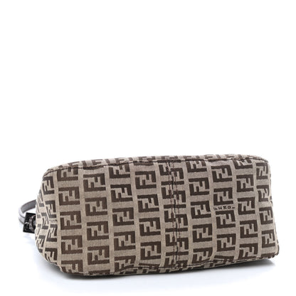 Fendi Zucchino Vitello Mini Mama Baguette Mogano Panna Testa di Moro 4 of 10