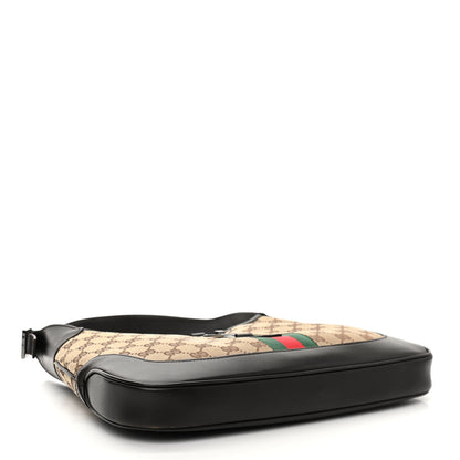 Gucci Monogram Web Jackie O Hobo Dark Brown 4 of 10