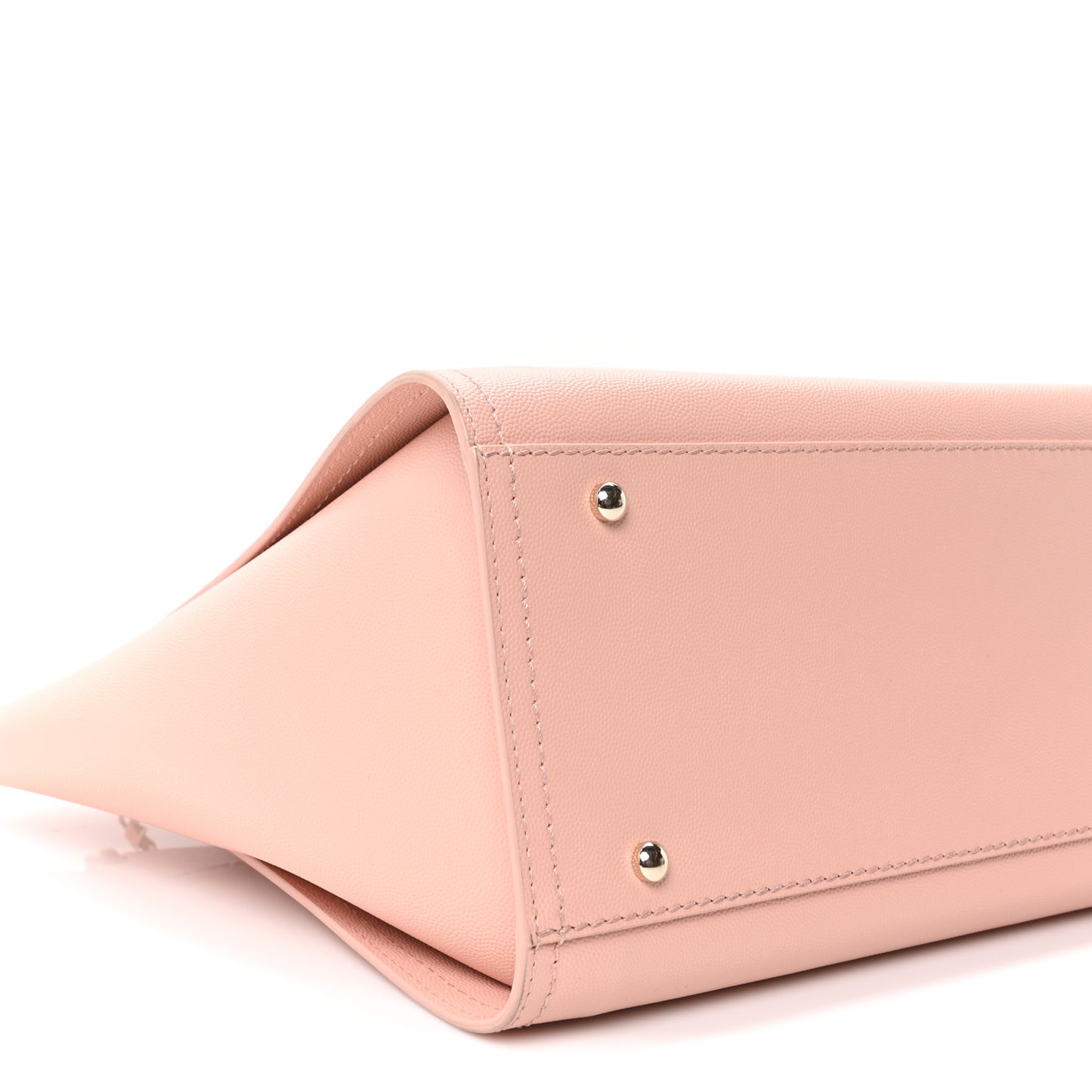 Caviar Small Studded Deauville Tote Light Pink