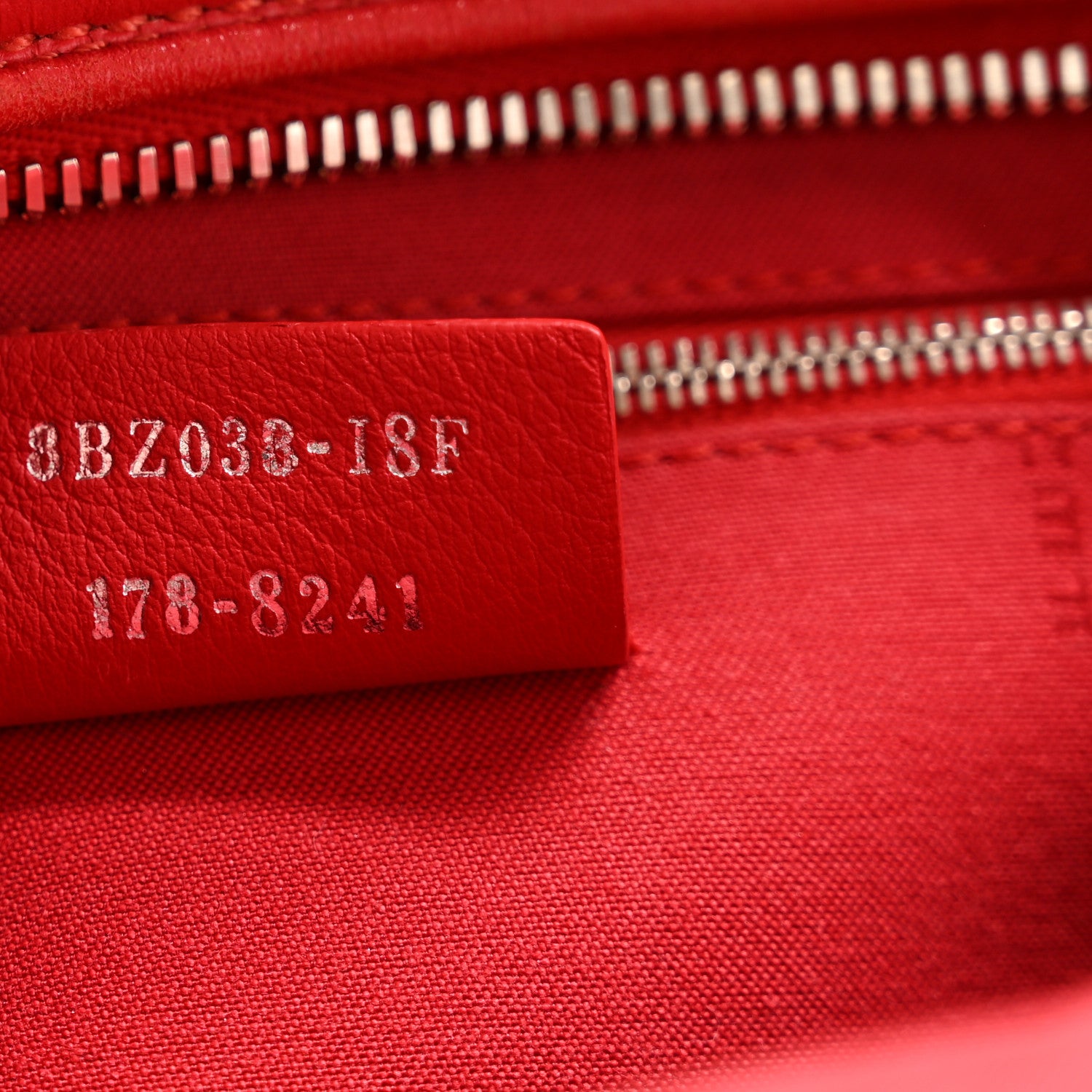 Fendi Shiny Nappa Trapuntata Mini Backpack Papavero 7 of 14