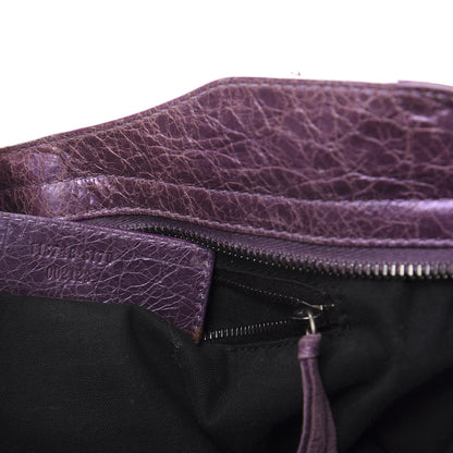Balenciaga Agneau Classic Hardware City Metallic Purple 8 of 16