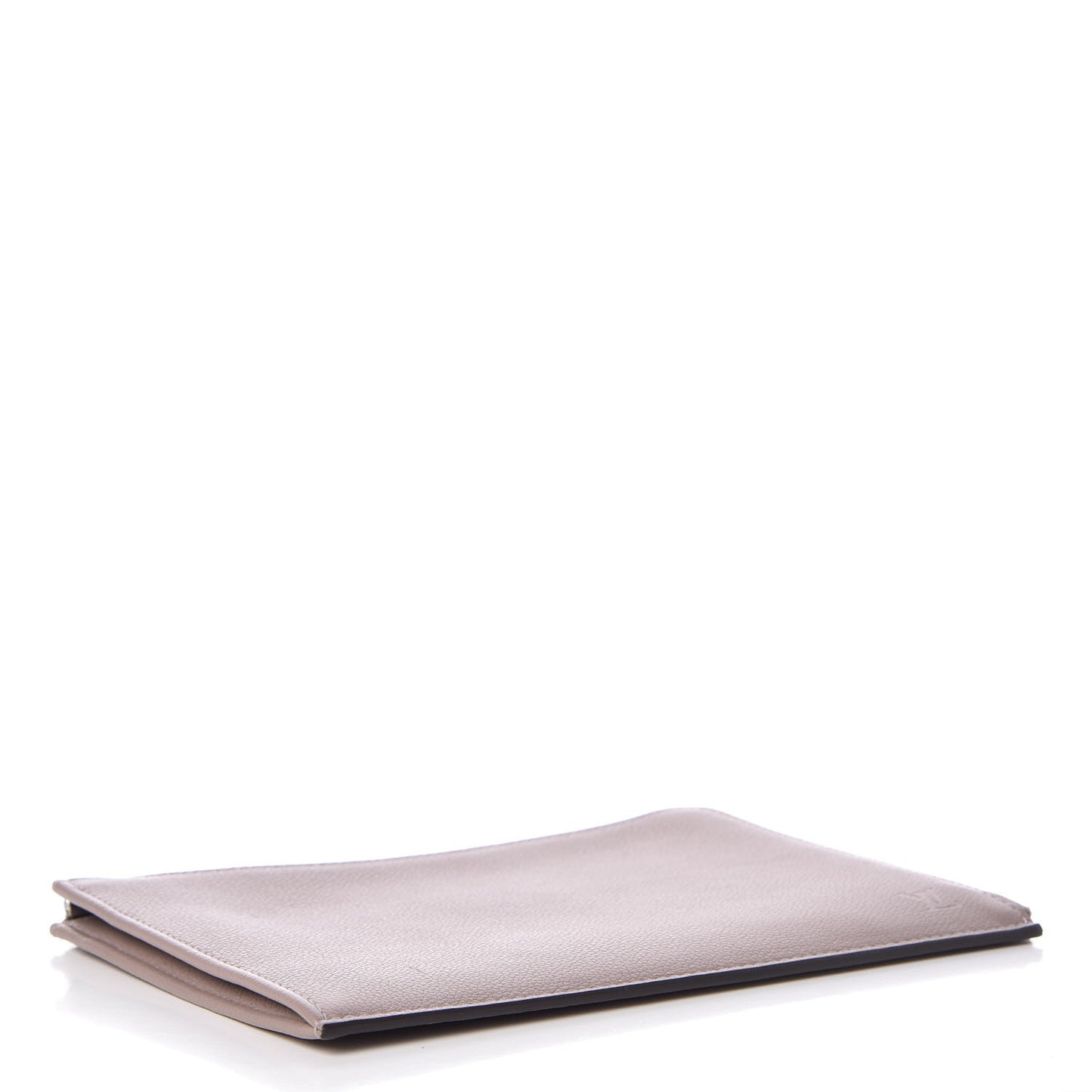 Veau Cachemire Zip Pouch Galet