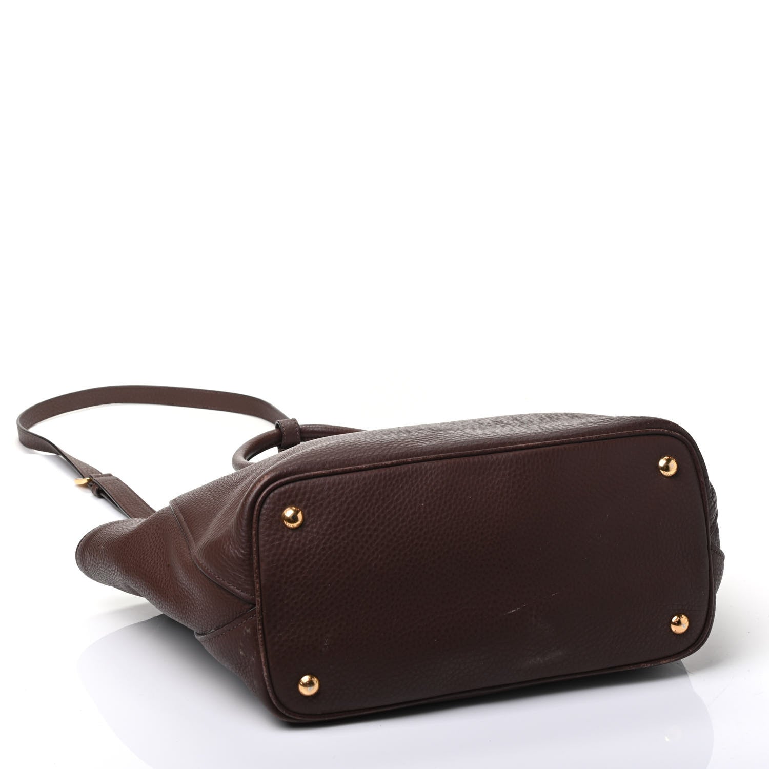 Prada Vitello Daino Shopping Tote Bruciato 3 of 11