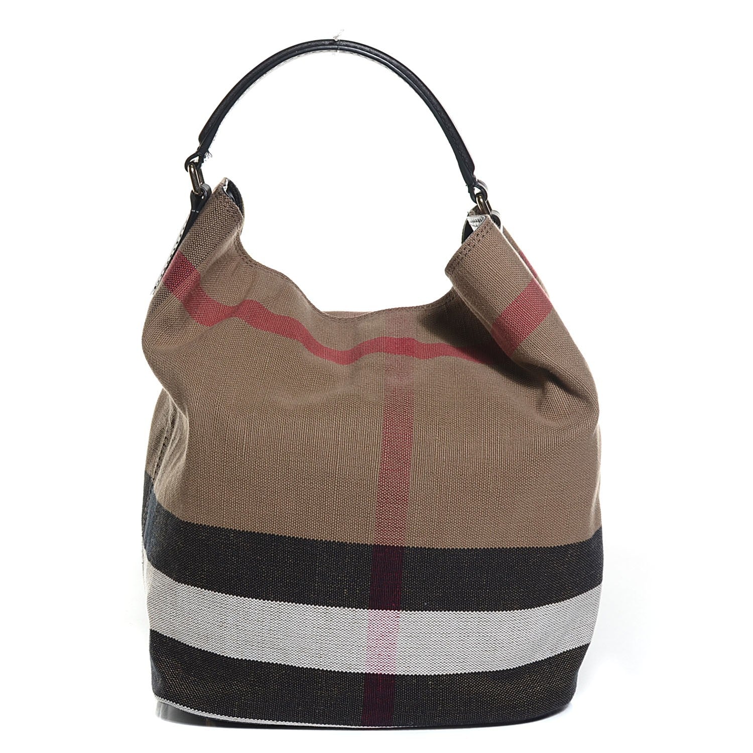 Burberry Canvas Mega Check Medium Ashby Black 1 of 8