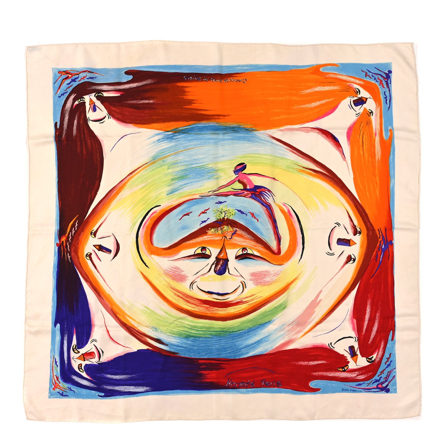 Silk Smiles In Third Millenary Scarf 90