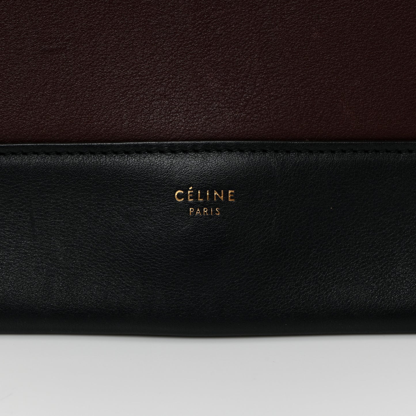 Shiny Smooth Calfskin Medium Frame Shoulder Bag Steel Blue Plum
