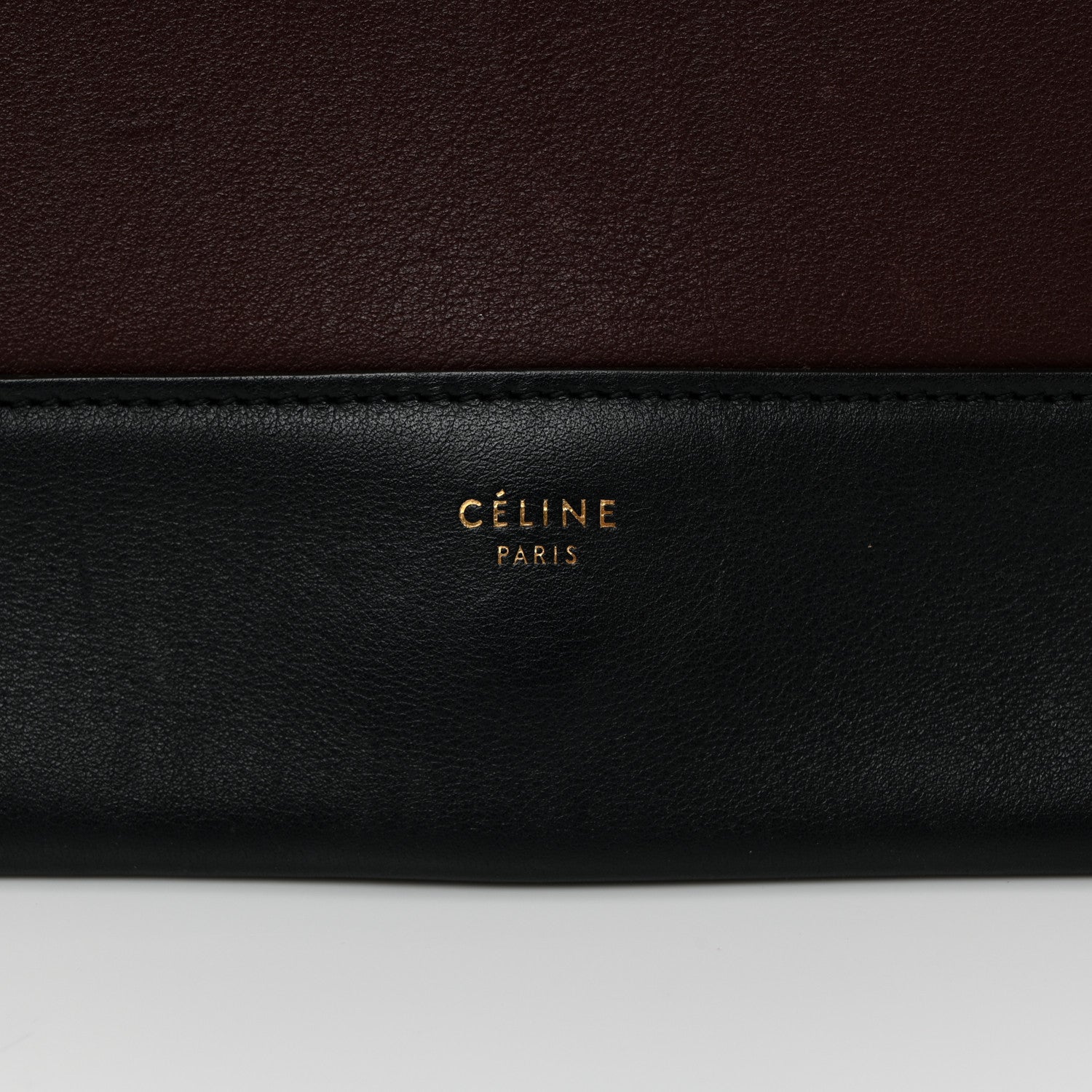 Celine Shiny Smooth Calfskin Medium Frame Shoulder Bag Steel Blue Plum 6 of 12