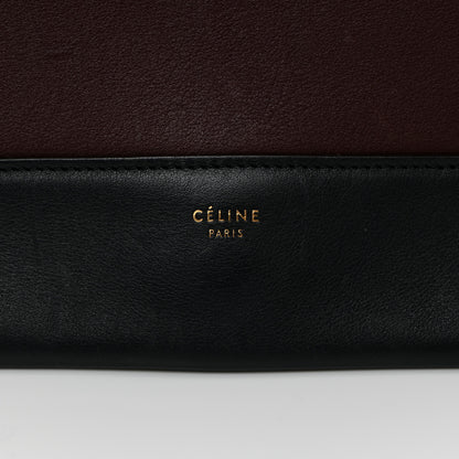 Celine Shiny Smooth Calfskin Medium Frame Shoulder Bag Steel Blue Plum 6 of 12