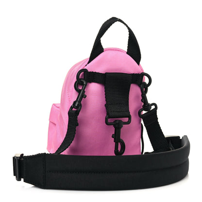 Balenciaga Recycled Casual Nylon Mini Oversized Backpack Pink 3 of 11