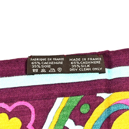 Hermes Cashmere Silk Skyros Scarf 4 of 4