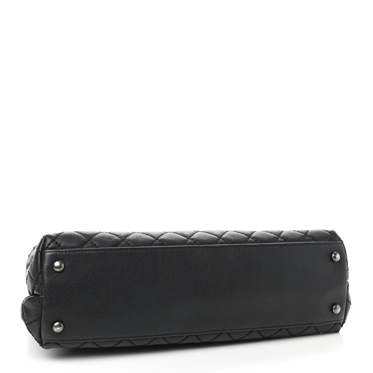 Chanel Caviar Quilted Medium Coco Handle Flap Black 4 of 9