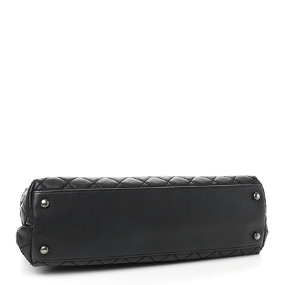 Chanel Caviar Quilted Medium Coco Handle Flap Black 4 of 9