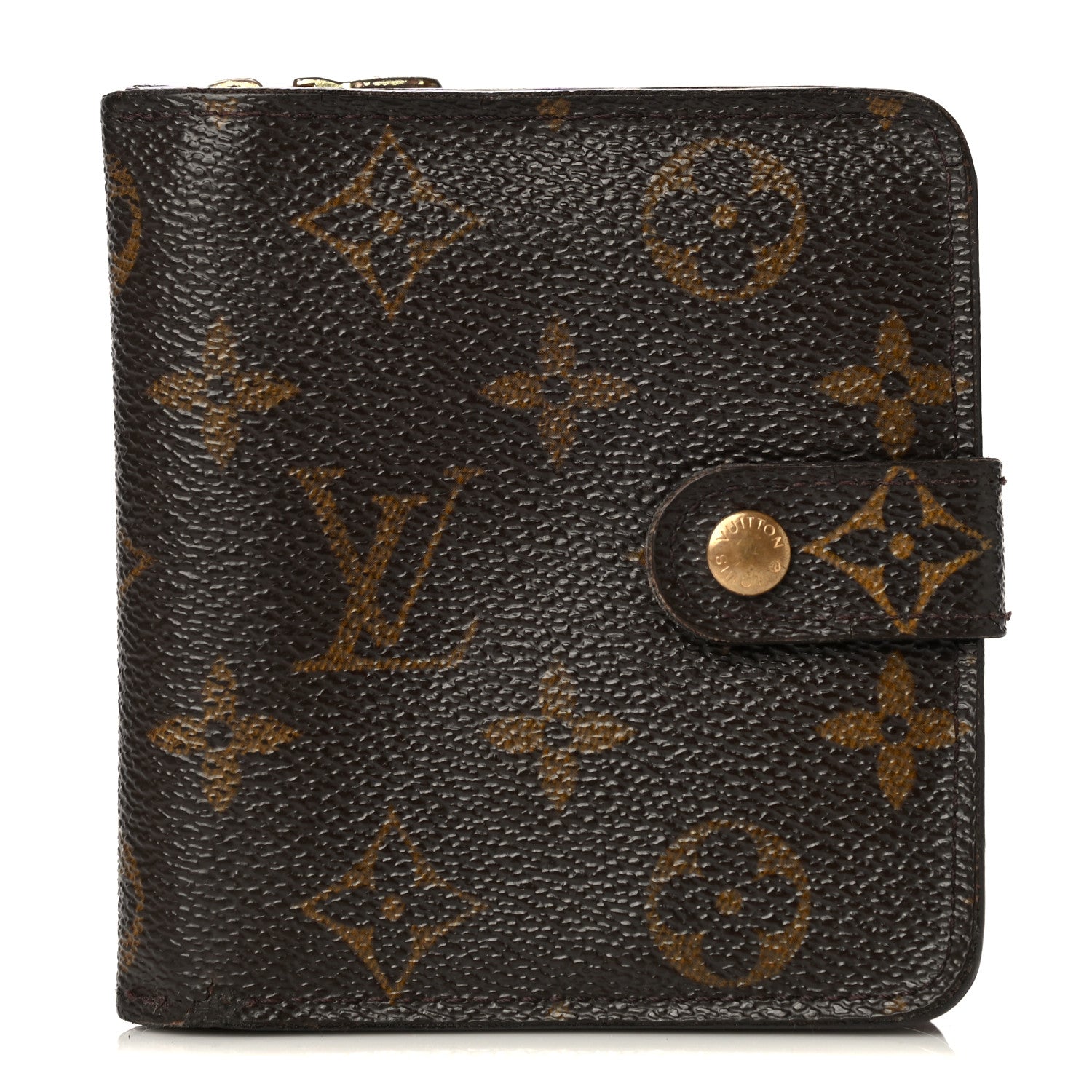 Louis Vuitton Monogram Compact Zippe Zipped Wallet 1 of 5