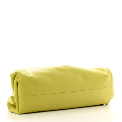 Bottega Veneta Smooth Butter Calf The Pouch Oversized Clutch Kiwi 4 of 10