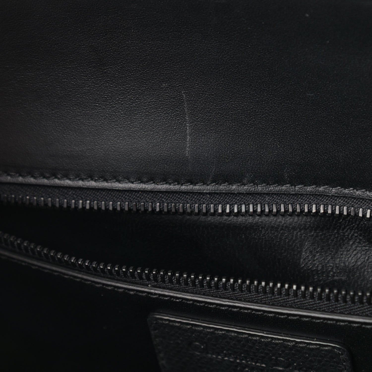 Christian Dior Ultra Matte Grained Calfskin 30 Montaigne Flap Bag Black 12 of 12