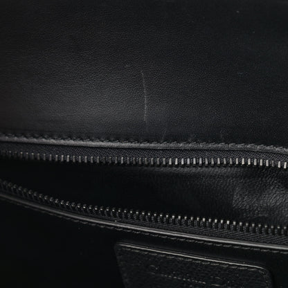 Christian Dior Ultra Matte Grained Calfskin 30 Montaigne Flap Bag Black 12 of 12