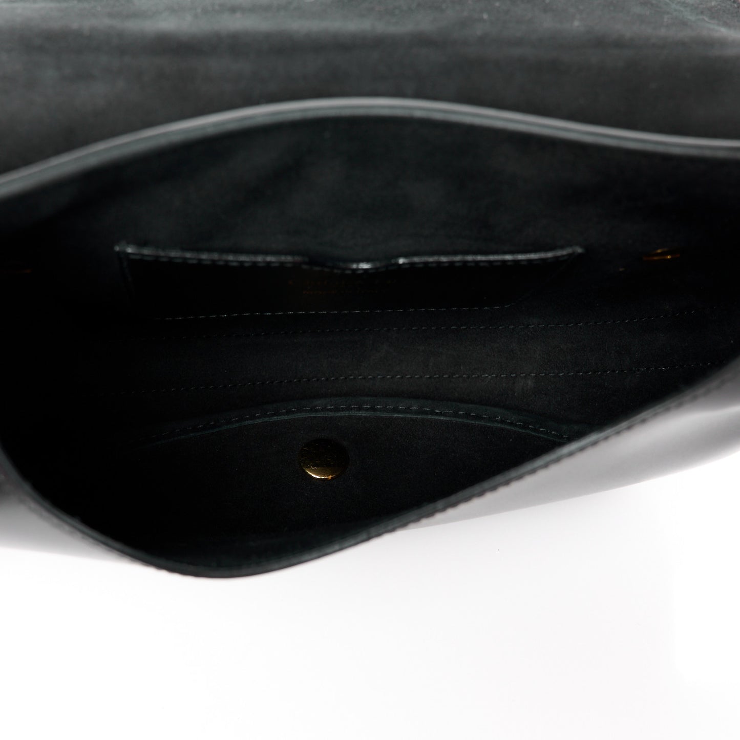 Box Calfskin Medium Bobby Flap Black