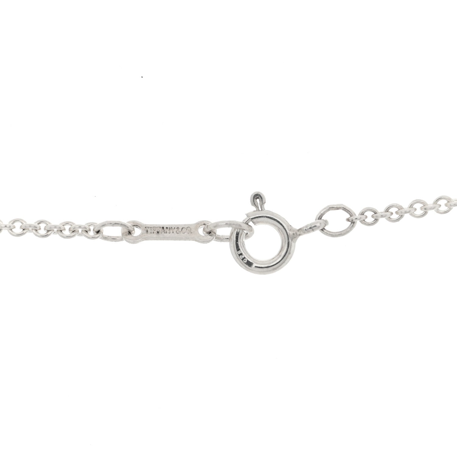Tiffany Sterling Silver Elsa Peretti 22mm Open Heart Pendant Necklace 4 of 4