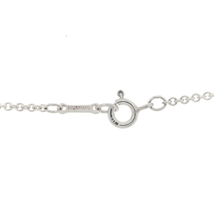 Tiffany Sterling Silver Elsa Peretti 22mm Open Heart Pendant Necklace 4 of 4