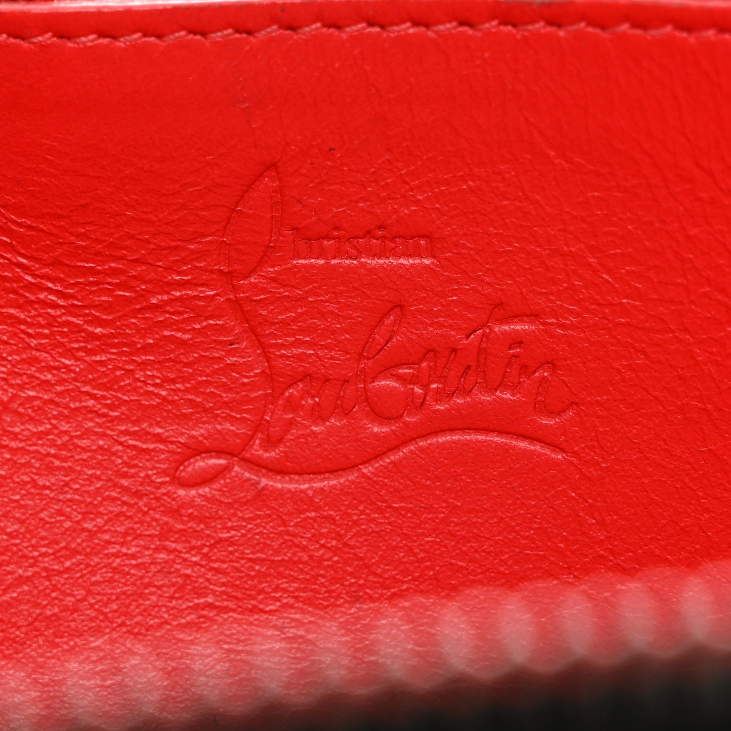 Patent Calfskin Panettone Zip Around Wallet Leopard