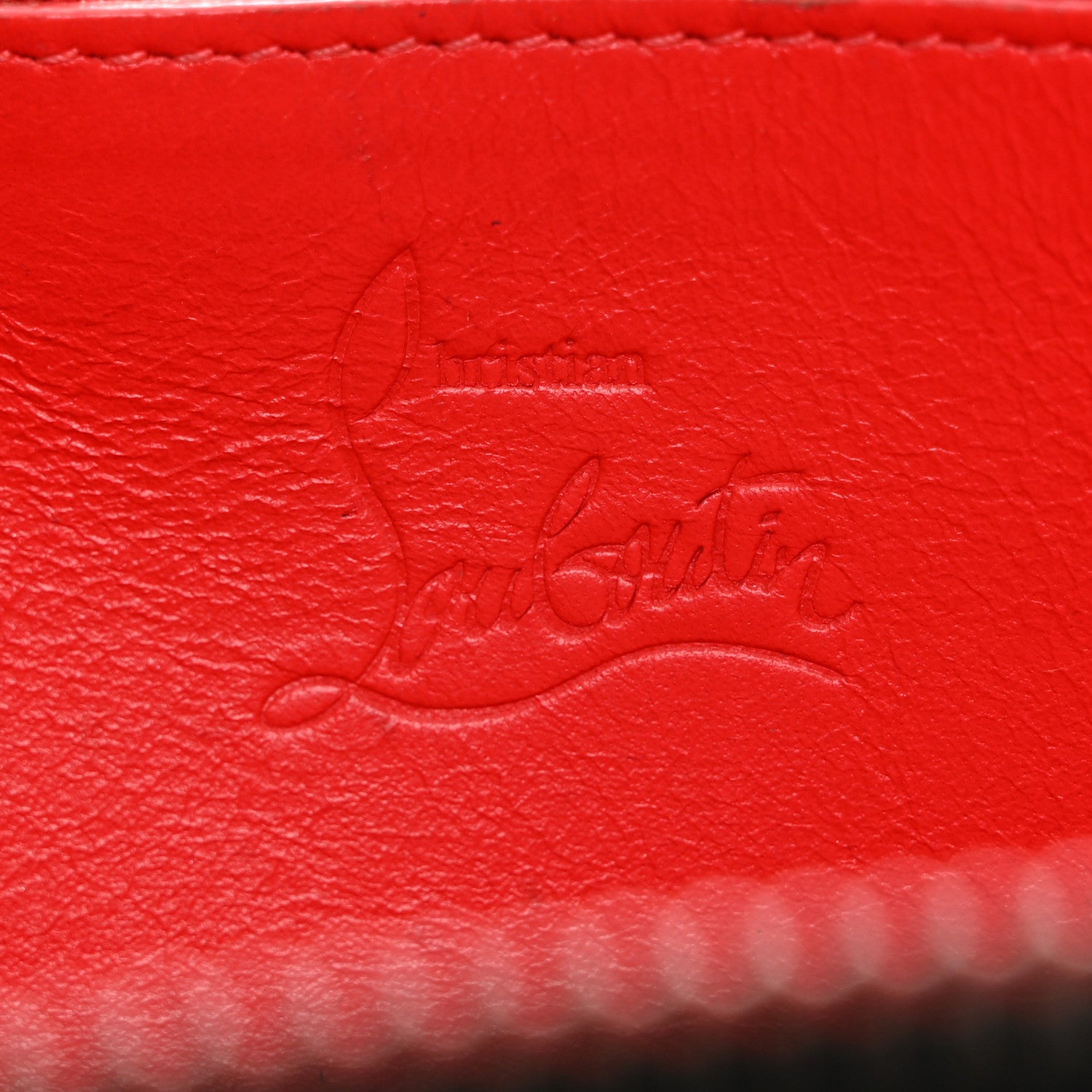 Christian Louboutin Patent Calfskin Panettone Zip Around Wallet Leopard 6 of 6