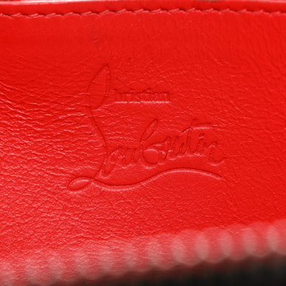 Christian Louboutin Patent Calfskin Panettone Zip Around Wallet Leopard 6 of 6