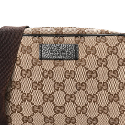 Gucci Monogram Belt Bag Dark Brown 8 of 10