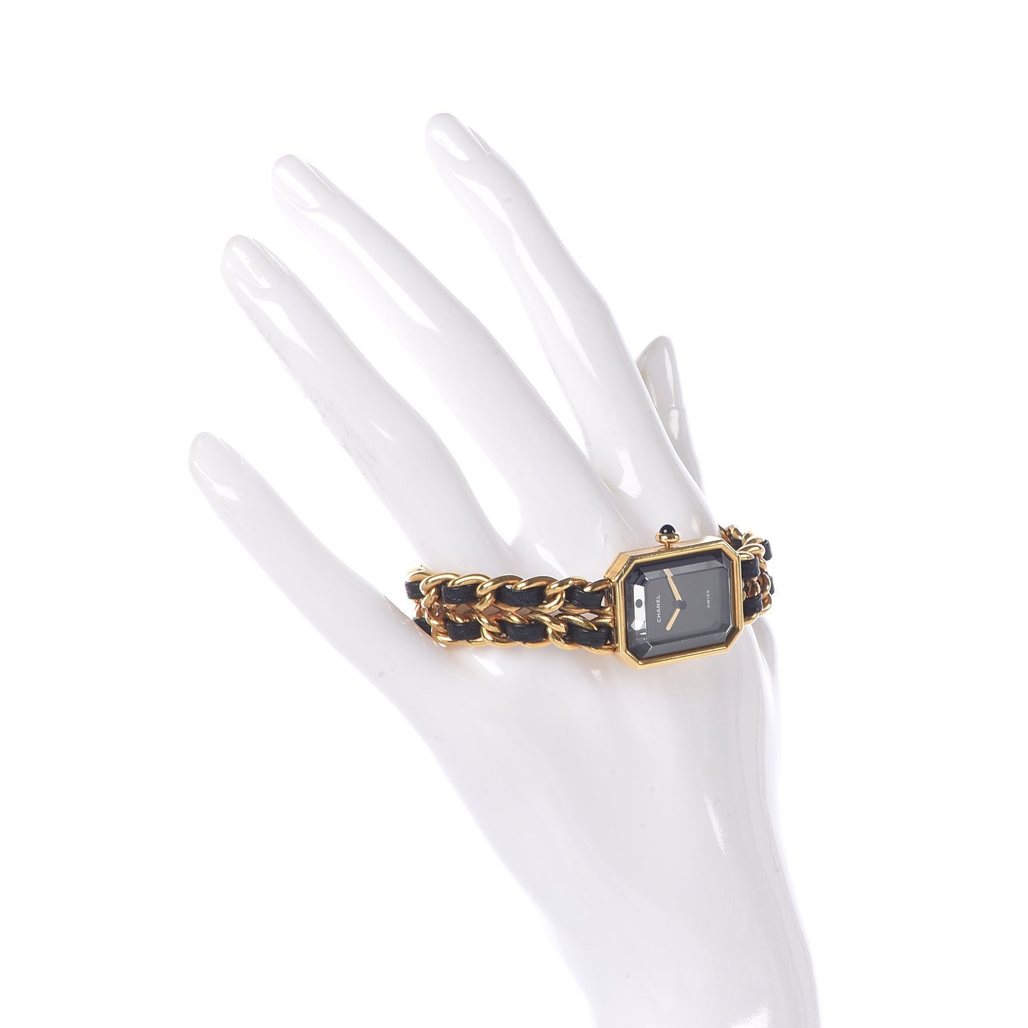 Stainless Steel Lambskin 20mm Chain Premiere Quartz Watch Gold M