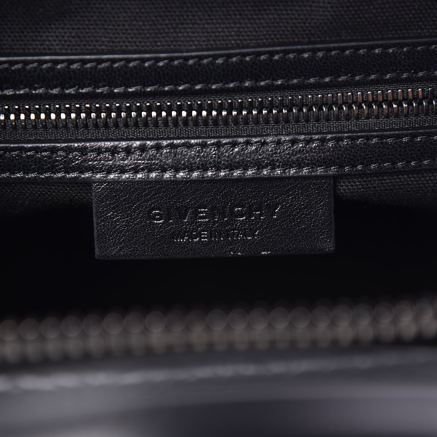 Givenchy Lambskin Logo Embossed Small Studded Antigona Black 9 of 10