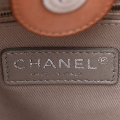 Chanel Iridescent Calfskin Quilted Small Sea Hit Tote Light Pink 7 of 16