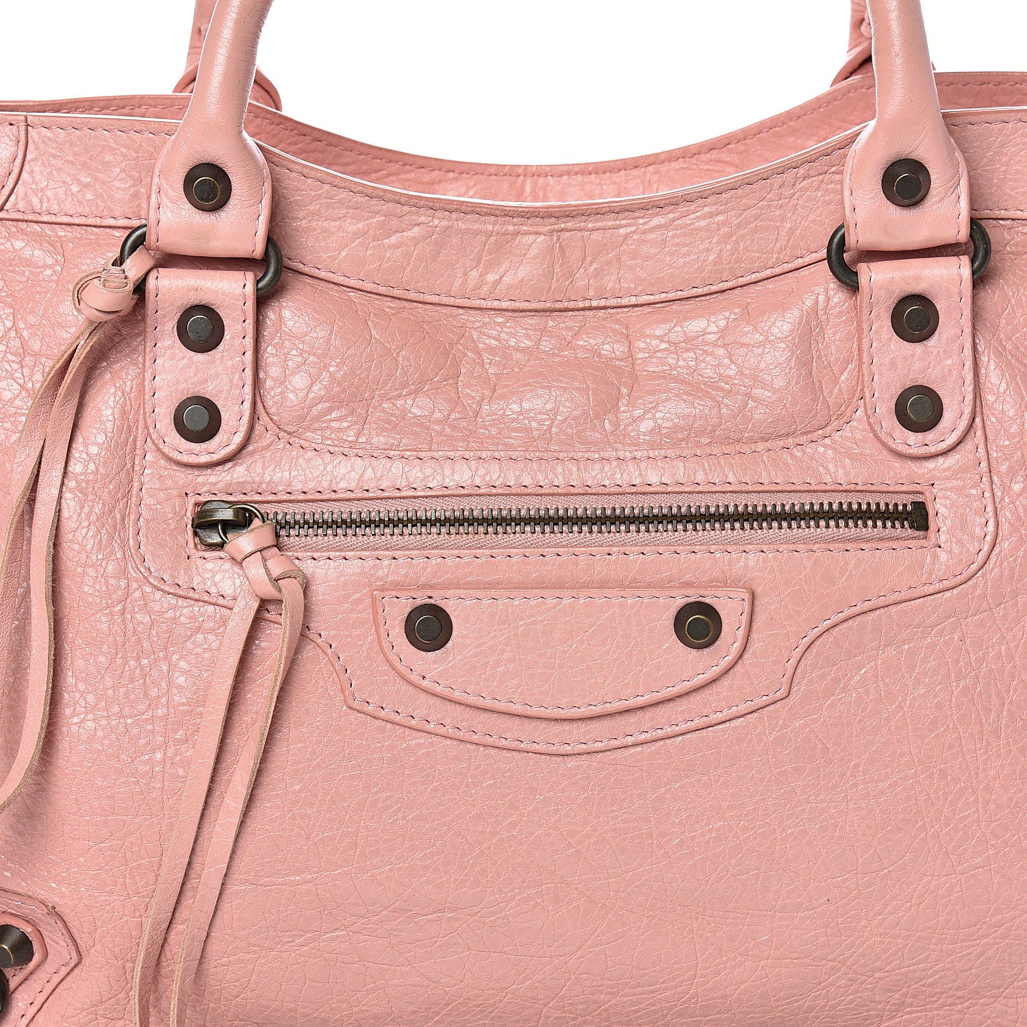 Balenciaga Agneau Classic Hardware City Rose Peche 7 of 12