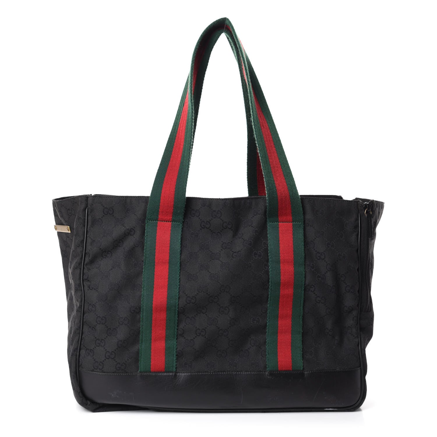 Gucci Monogram Web Dog Carrier Black 1 of 9