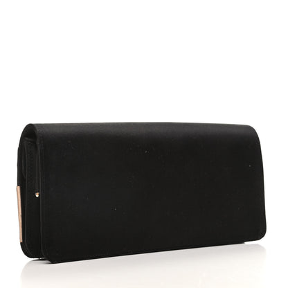 Chanel Satin Bow Clutch Black 3 of 10