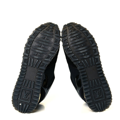 Louis Vuitton Suede Monogram Run Away Sneakers 38.5 Black 7 of 8