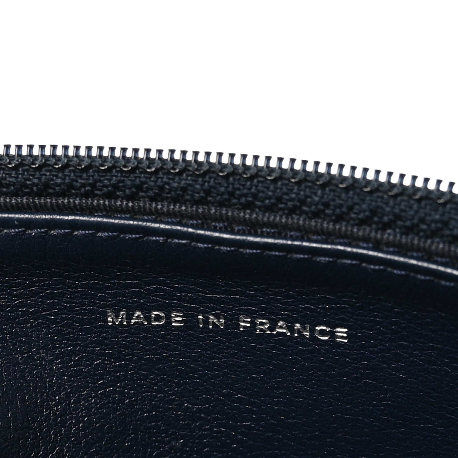 Chanel Caviar Quilted Wallet on Chain WOC Navy Blue 6 of 13