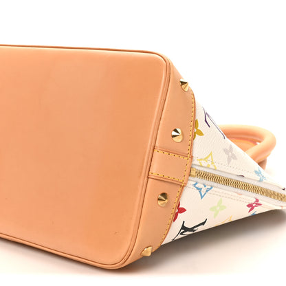 Louis Vuitton Monogram Multicolor Alma White 10 of 11
