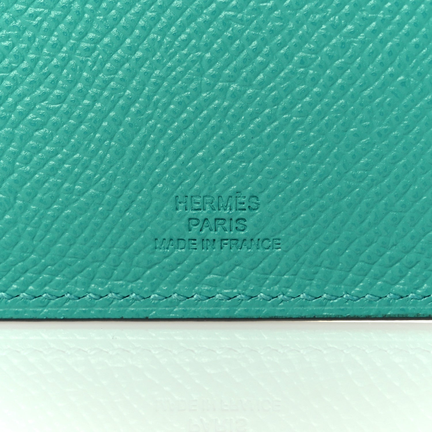 Hermes Epsom Tarmac PM Passport Holder Vert Verone 6 of 7