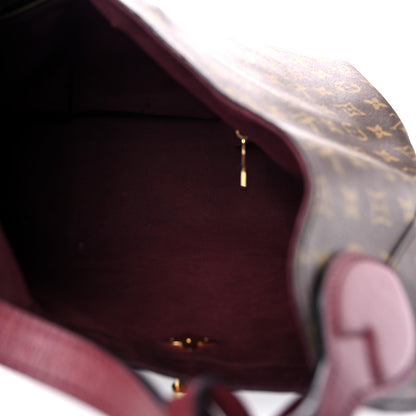 Louis Vuitton Monogram Flower Hobo Bordeaux 5 of 27