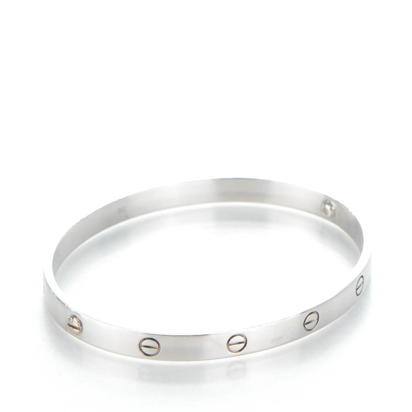 18K White Gold LOVE Bracelet 21