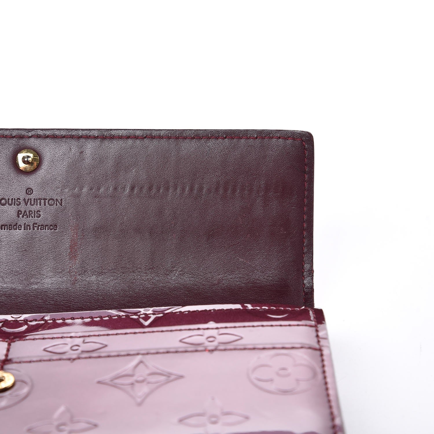 Louis Vuitton Vernis Sarah Wallet Rouge Fauviste 8 of 8