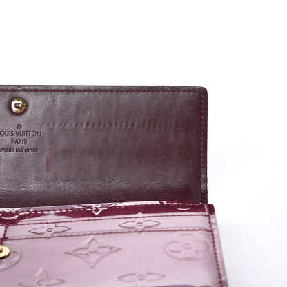 Louis Vuitton Vernis Sarah Wallet Rouge Fauviste 8 of 8